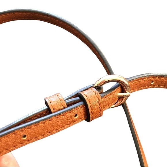 Lauren Conrad Cookie Crossbody Double Handle Straw Bag Summer Beach Festival - Picture 6 of 10